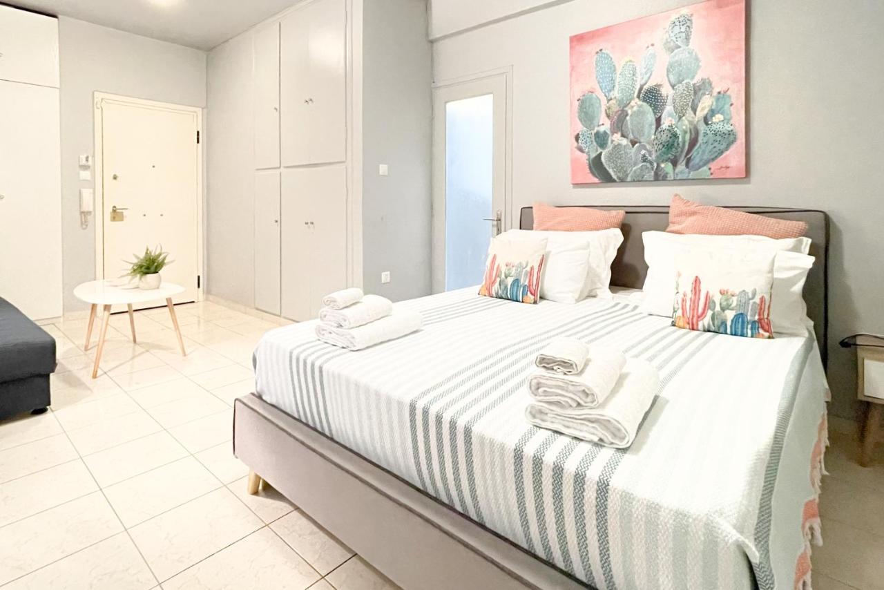 Cute 1Br Apt With Balcony In The Heart Of The City 아테네 외부 사진